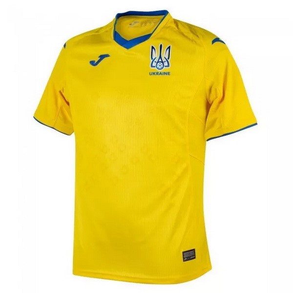 Tailandia Camiseta Ucrania 1ª Kit 2021 Amarillo